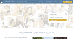 Desktop Screenshot of lifecarecenterofrochester.com